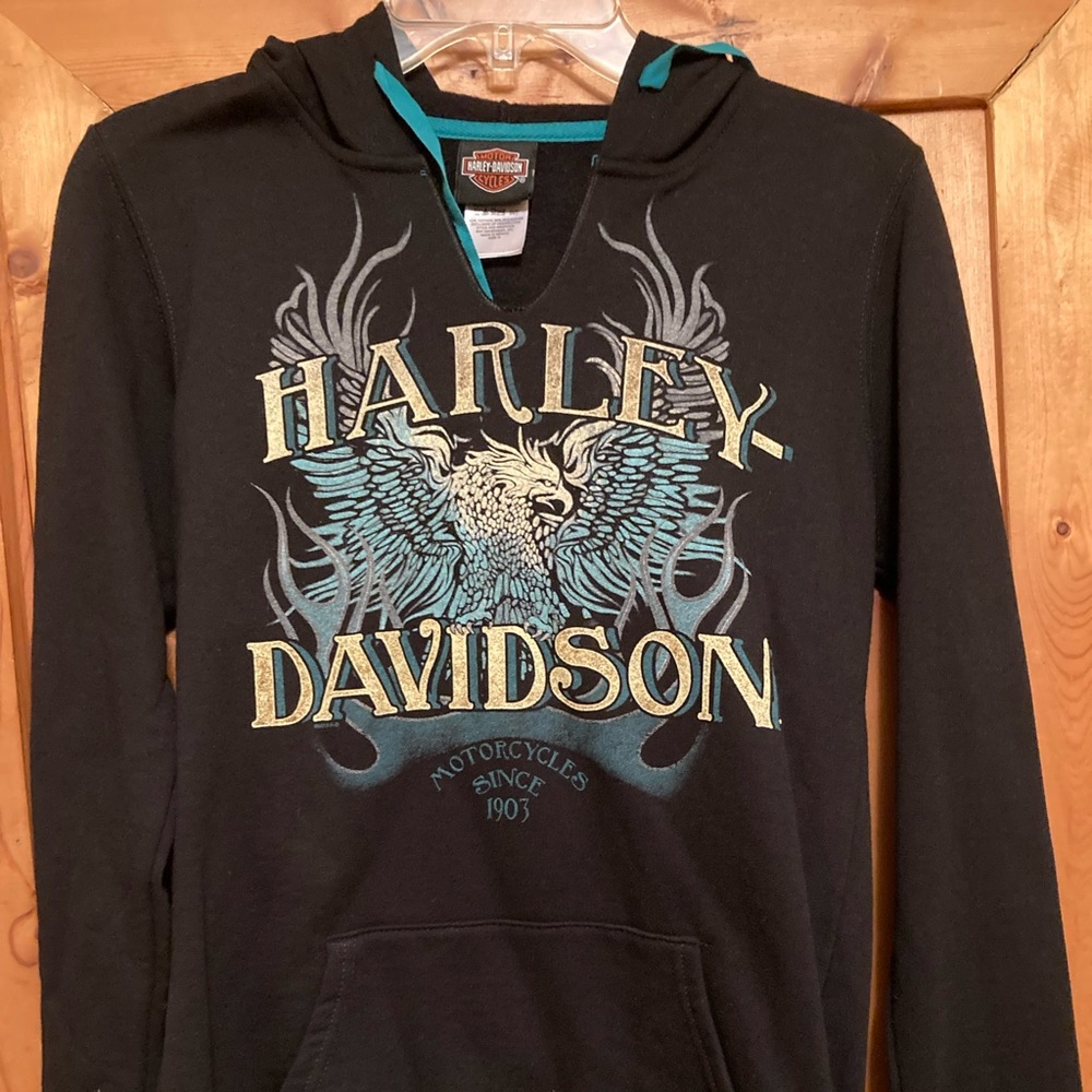 Harley Davidson pull over hoodie.